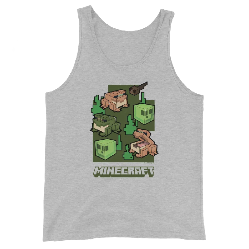 Minecraft Frogs Unisex Tank Top