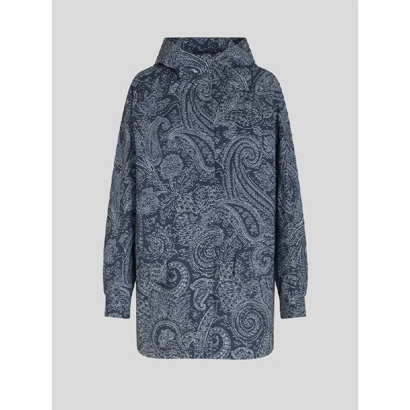 Outerwear Jacket With Paisley Print