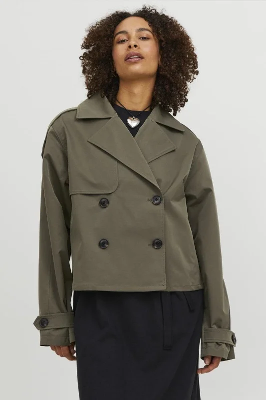 Jjxx - Jxcarlie Short Trenchcoat Sn - 4395387 Dusty Olive