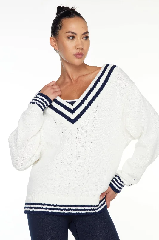 Louie Sweater - White