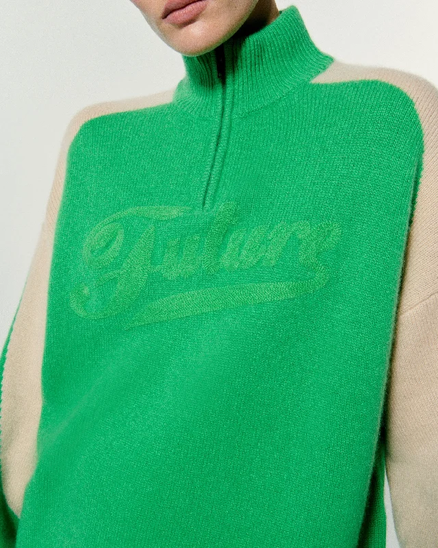 pull-col-camionneur-tricolore-future-s24-femme-magic-green