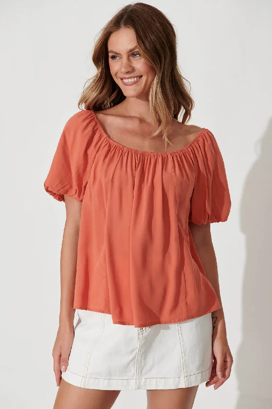 Rossa Top In Rust