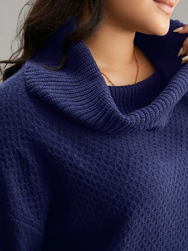 solid-turtle-neck-split-side-pullover