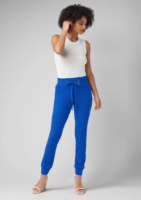 Tall Tianna Tie Waist Crepe Joggers