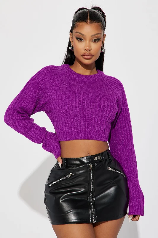 The Ultimate Staple Sweater - Purple